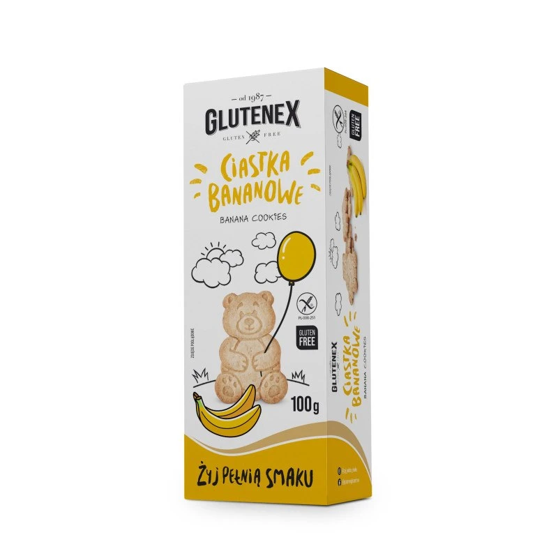 Ciastka bananowe - prosty skład, bezglutenowe